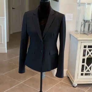 Ann Taylor two button front blazer, black, size 4
